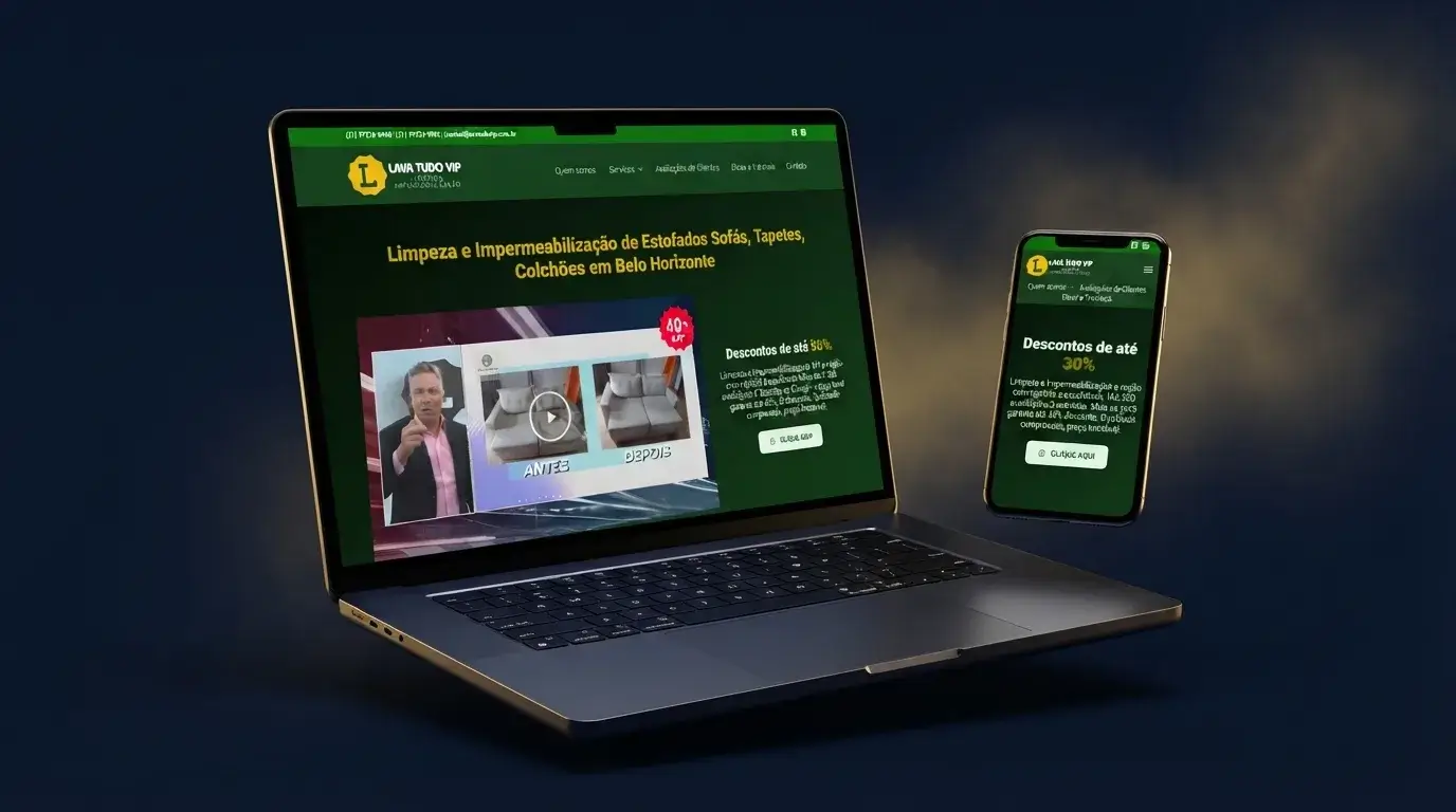 Projeto desenvolvido para Lava Tudo VIP