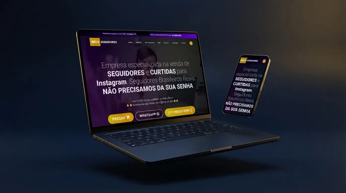 Projeto desenvolvido para Onde Comprar Seguidores